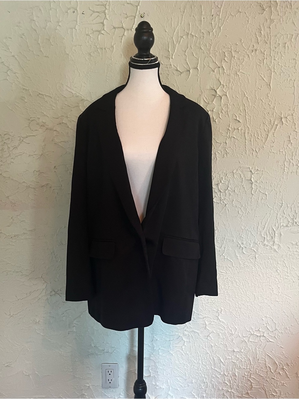 LOFT Black Open-Front Women's Blazer